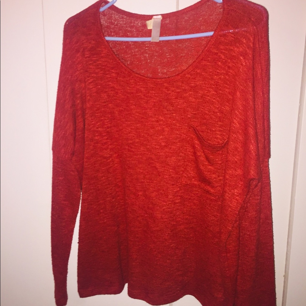 Red sweater